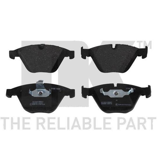 Set Balata Frenimi NK - BMW 1 Series