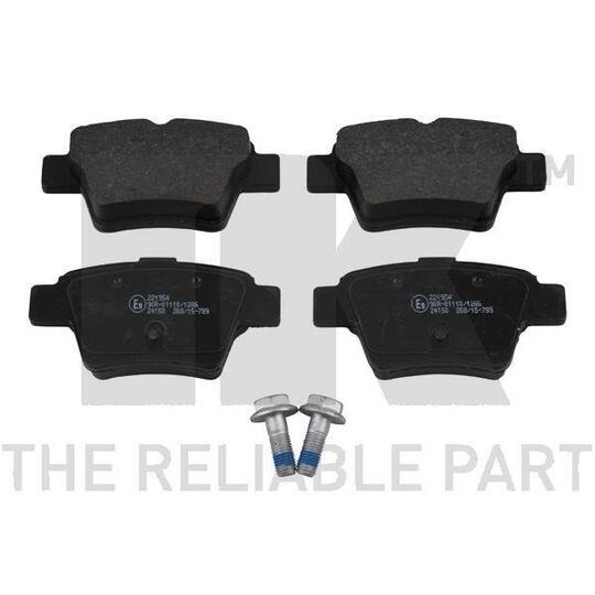 Set Balata Frenimi NK - CITROËN C4, PEUGEOT 207