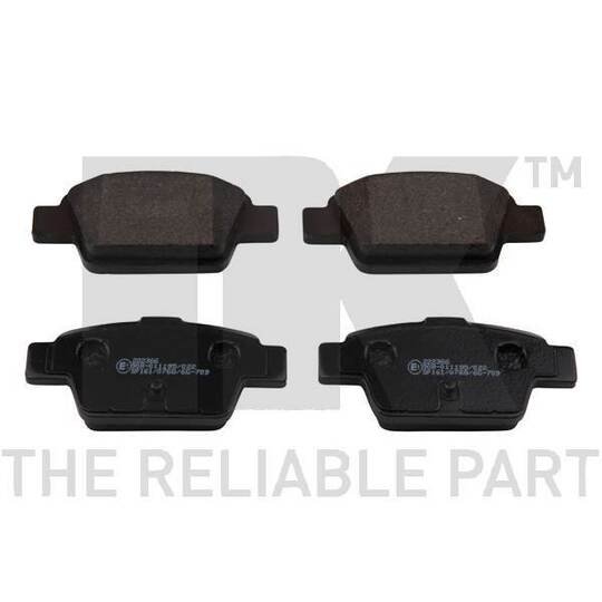 Set Balata Frenimi NK - ALFA ROMEO MITO, FIAT BRAVO, LANCIA DELTA