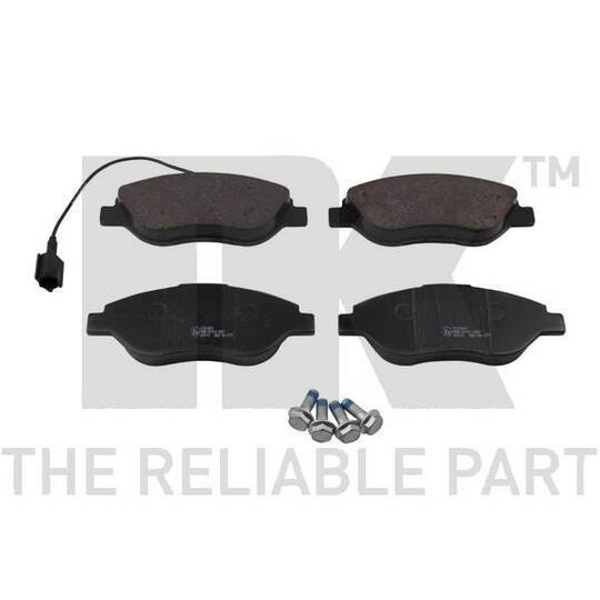 Set Balata Frenimi NK - ALFA ROMEO MITO, FIAT BRAVO, LANCIA DELTA