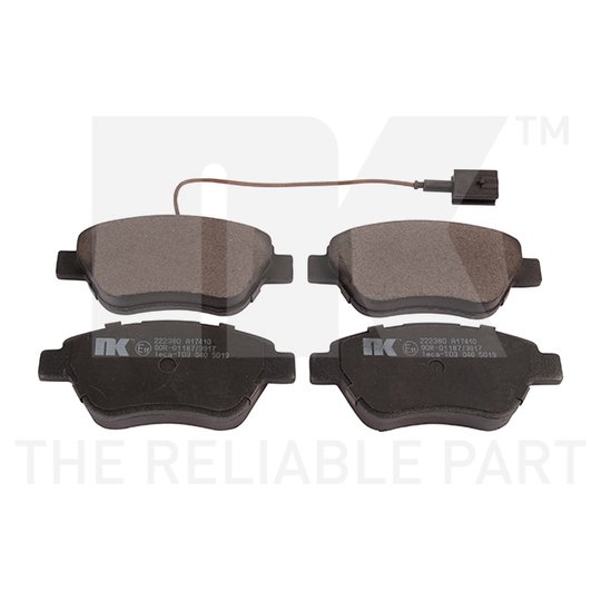 Set Balata Frenimi NK - ALFA ROMEO MITO, CITROËN E-MEHARI, FIAT 500