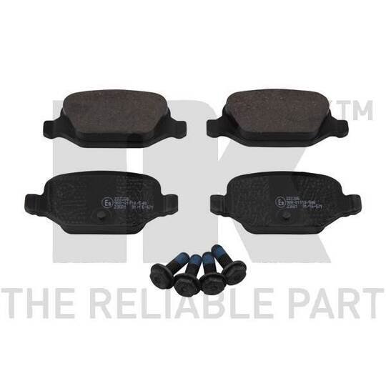 Set Balata Frenimi NK - ABARTH 500, FIAT 500, LADA VESTA