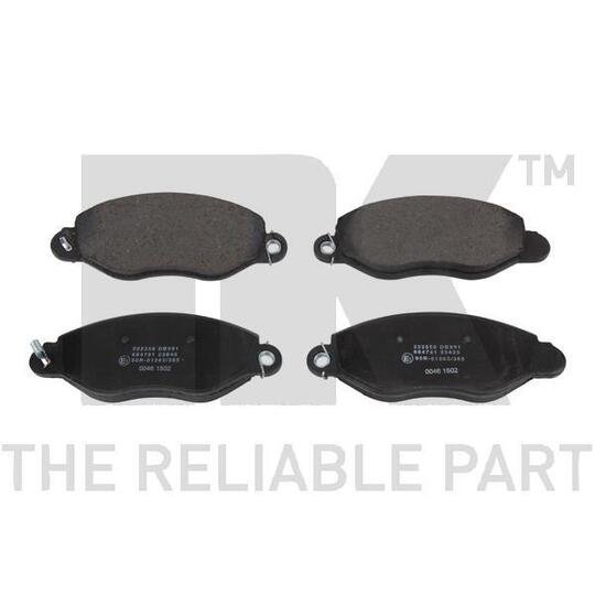 Set Balata Frenimi NK - FORD TRANSIT