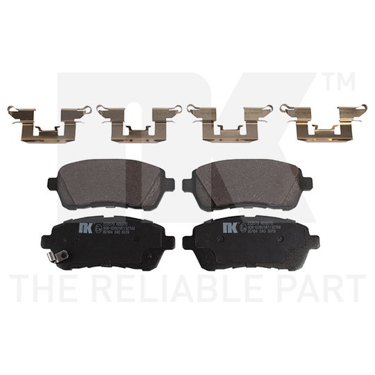 Set Balata Frenimi NK - FORD FIESTA
