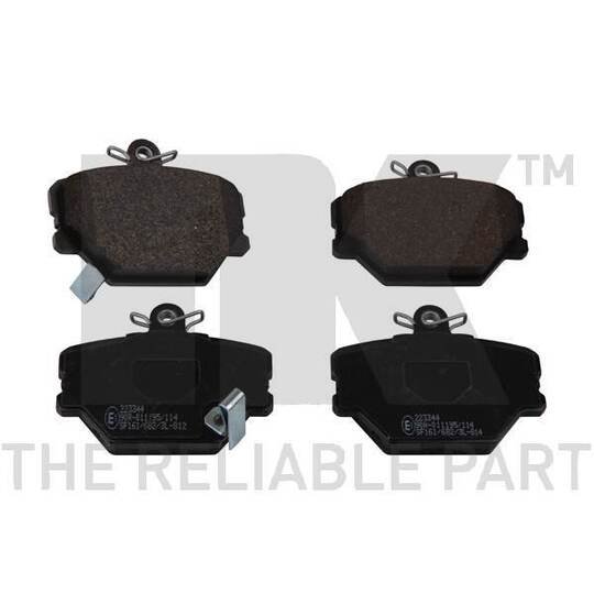 Set Balata Frenimi NK - SMART CABRIO