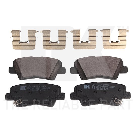 Set Balata Frenimi NK - HYUNDAI ACCENT, KIA CADENZA