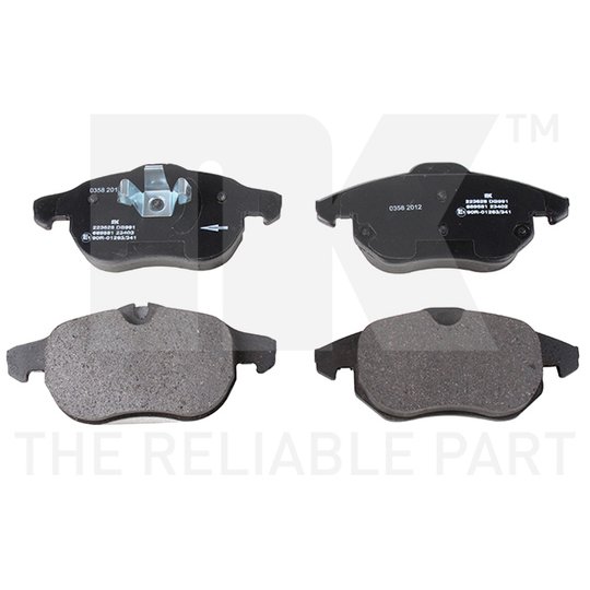 Set Balata Frenimi NK - CADILLAC BLS, FIAT CROMA, OPEL ASTRA
