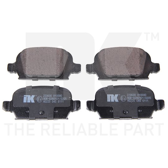 Set Balata Frenimi NK - OPEL CORSA, VAUXHALL CORSA