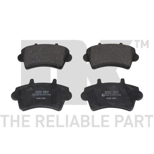 Set Balata Frenimi NK - NISSAN INTERSTAR, OPEL MOVANO, RENAULT MASTER