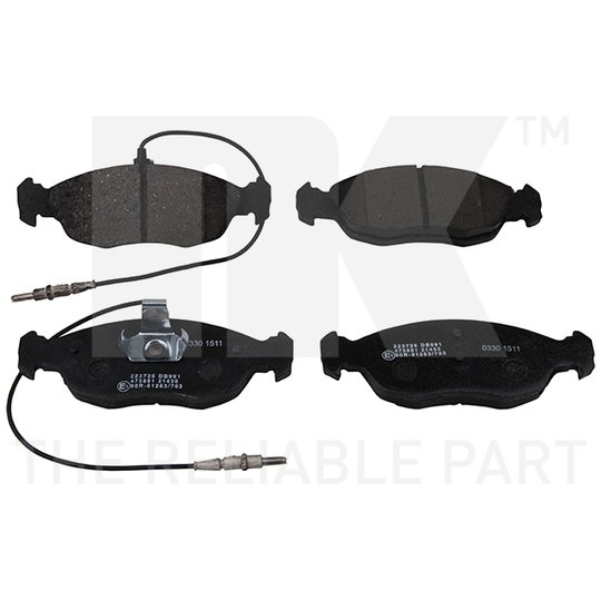Set Balata Frenimi NK - PEUGEOT 306