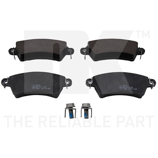 Set Balata Frenimi NK - CITROËN XSARA, PEUGEOT 206
