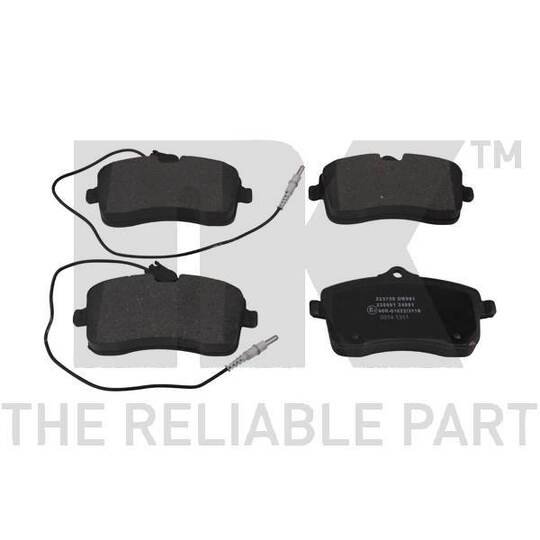 Set Balata Frenimi NK - PEUGEOT 407