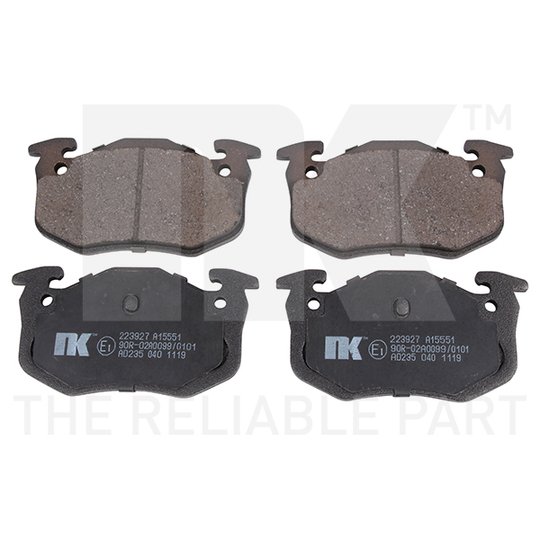 Set Balata Frenimi NK - CITROËN SAXO, PEUGEOT 106, RENAULT 11
