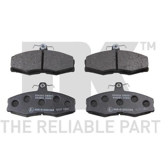 Set Balata Frenimi NK - SKODA FAVORIT, VW CADDY