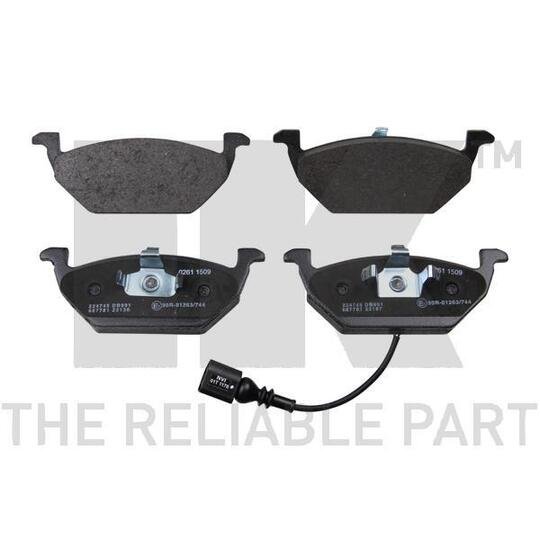 Set Balata Frenimi NK - AUDI A2, SEAT ALTEA, SKODA FABIA