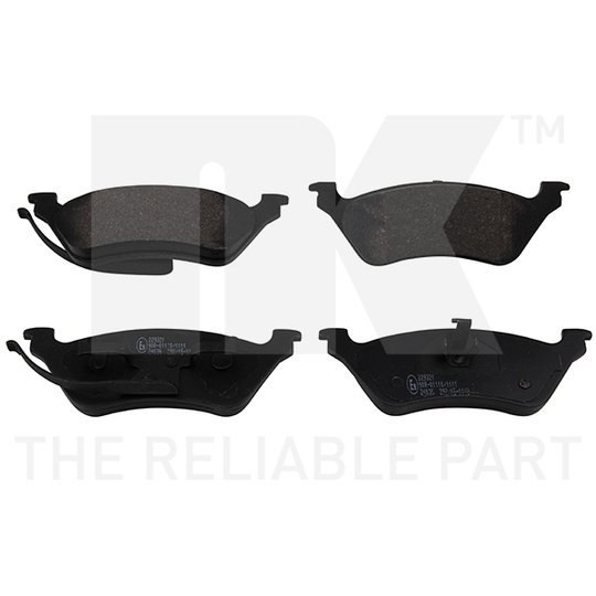 Set Balata Frenimi NK - CHRYSLER RAM VAN, DODGE CARAVAN