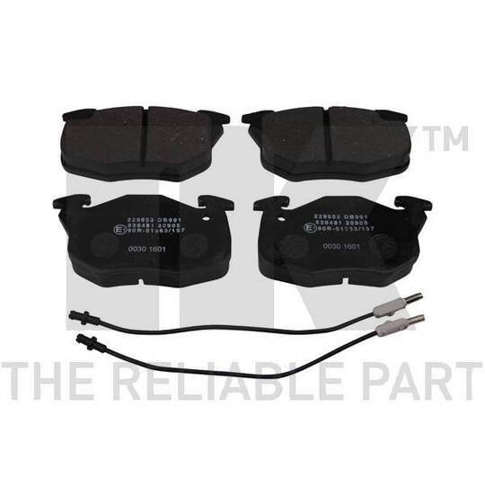 Set Balata Frenimi NK - CITROËN SAXO, PEUGEOT 106, RENAULT 11