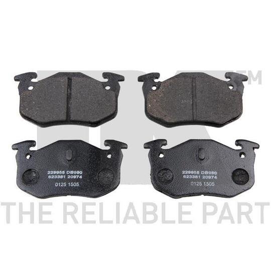 Set Balata Frenimi NK - CITROËN SAXO, PEUGEOT 106
