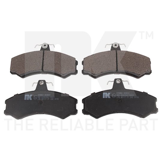 Set Balata Frenimi NK - CITROËN C25, FIAT DUCATO, IVECO MASSIF